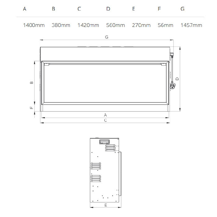 135r eReflex Dimensions 135r eReflex Dimensions