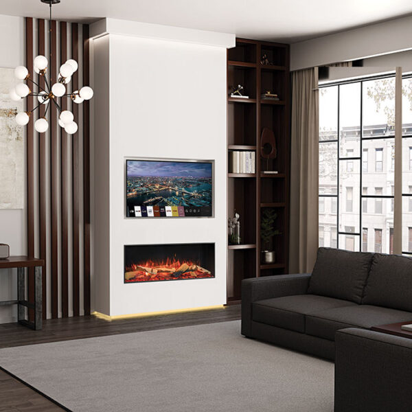 Avanti-110RW with optional Split Oak Log effect