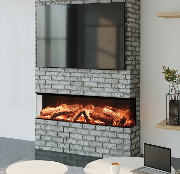 Evonic Halo 1250 Split Ceramic Logs 2