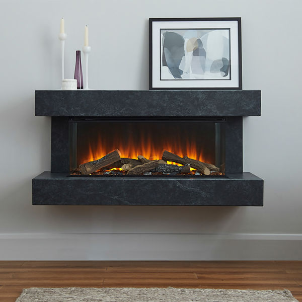 British Fires Winchester Suite Grey Signature Logs